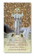 FRATELLI BONELLA　イタリア　金箔押　祝福のカード　FB507-135　 復活したイエス　２２×１２センチ　紙　裏はイタリア語祈り