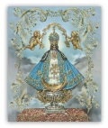 FRATELLI BONELLA　イタリア　小ポスター　FB810-263　 湖の聖ヨハネの聖母　VIRGEN DE SAN JUAN DELOSLAGOS　２５×２０センチ　裏白紙