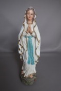レジン像　 ST008278 　ルルドの聖母　20センチ ルルドの聖母　20センチ　Nadonnna di Lourdes 20cm statua resina