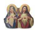 FRATELLI BONELLA　イタリア　卓上＆マグネット　FB8337-198　イエスの聖心とマリアの汚れなき御心　5 x 8 cm