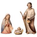 ULPE WOOD ART　イタリア　木製　ネイティビティ　４ピースセット　１０センチ　CO HOLY FAMILY CARING 4 PIECES　UP900000S10