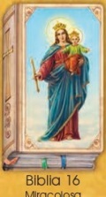 イタリア　紙カード金箔押　聖書型　紙裏白　ご絵　CRBibLia16 　扶助者聖母子　１２．５×７．５センチ　高級紙裏白
