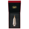 ULPE WOOD ART　イタリア　木彫  王冠のファティマの聖母　９センチ　ケース付き　OUR LADY OF FÁTIMA CAPELINHA WITH CROWN + CASE　 UP070000E9