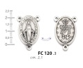 一般不可　転売不可　ロザリオ製作用　ロザリオセンターメダイ　カトリックセンター LALFC120 不思議のメダイセンター