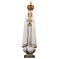 ULPE WOOD ART　イタリア　木彫　　王冠のファティマの聖母　１３．５　OUR LADY OF FATIMA PILGRIM WITH CROWN　UP070140_135