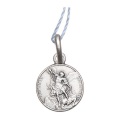 イタリア　HAGI004119　大天使ミカエルのシルバー925　ミニペンダントトップ　Medaglia San Michele Arcangelo Argento 925 rodiata 10 mm