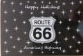 アメリカ　英語　クリスマスカード　ROUTE66　 1061099