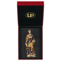 ULPE WOOD ART　イタリア　木彫　労働者聖ヨセフ　１０センチ　ハードケース付き　ST. JOSEPH THE WORKER + GIFT BOX 260000E10