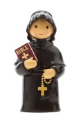 アメリカ　香港製　レジン　LDW　Saint Elizabeth Ann Seton statue　175542YX　　聖エリザベスアンセトン