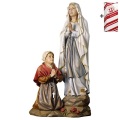 ULPE WOOD ART　イタリア　木彫   ルルドの聖母と聖ベルナデッタ　１２．５センチ　APPARITION GROUP OF LOURDES + GIFT BOX　 UP066000B125