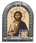 ギリシャ　Iconotechniki S.A　Vatopedi 修道院のイエス ・ キリスト ３８０ｍｍ×１９５ｍｍ２０ｍｍ