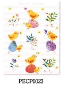GREAT BRITISH CARD GBPECP0023　ひよことたまご ハッピーイースター　イースターカード　封筒つき