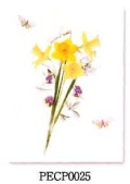 GREAT BRITISH CARD GBPECP0025　花束 ハッピーイースター　イースターカード　封筒つき