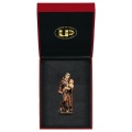 ULPE WOOD ART　イタリア　木彫  パドヴァの聖アントニオ　クラシックタイプ　１０センチ　ケース付きST. ANTHONY OF PADOVA CLASSIC + CASE　UP270001E10