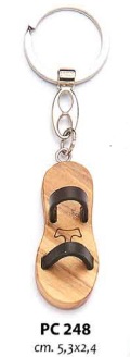 イタリア　LALPC248   フランシスコ会サンダルキーホルダー　タウ