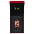 ULPE WOOD ART　イタリア　木彫   守りの手の中の女の子　６センチ　PROTECTIVE HANDS GIRL + CASE  UP380000E6G