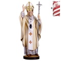 ULPE WOOD ART　イタリア　木彫　聖ヨハネパウロ二世　１１センチ　ST. POPE JOHN PAUL II + GIFT BOX UP200000B12