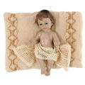 イタリア　PR008207　イエスキリストの降誕の置物 18 cm 樹脂製布製 Baby Jesus nativity figurine 18 cm resin cloth