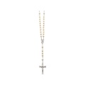 イタリア　 LALRL38  貝パール真珠　６ミリロザリオ    Rosary in nacre, diam.6, rounded, + box
