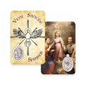 イタリア　 LALRN114　聖家族　精霊　メダイ付きカード