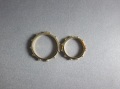 イタリア　 リング一連ロザリオ　　指ロザリオ　金属　金色　小１８ｍｍ