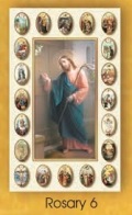 イタリア　紙カード金箔エンボス加工　ロザリオ連願ご絵　CRROSA06　ドアをノックするイエス　１２．５×７．５センチ　高級紙裏白