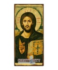 ギリシャ　Iconotechniki S.A　 全能者キリスト　　SW　310　　235ミリ×115ミリ厚み２０ミリ　板絵イコン