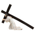 イタリア　ST008385 　 十字架を背負うイエス像 9 cm  Jesus carrying the cross statue 9 cm