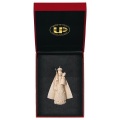 ULPE WOOD ART　イタリア　木彫  アインジーデルンの聖母子 ナチュラル７センチ　ケース付き　OUR LADY OF EINSIEDELN + CASE　UP078000NE7