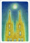 ポストカード イラスト クリスマス 山田和明「In Paradisum」105×150mm 天使