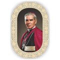 Officina D'Arte Torre　飾りレース紙ご絵　フルトン・ジョン・シーン Fulton Sheen  OAT292 イタリア語祈りカード　