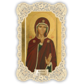 Officina D'Arte Torre　飾りレース紙ご絵　静寂の聖母　Madonna Del Silenzio　 OAT306　イタリア語祈りカード　