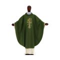 教会住所または寄進者宅のみお届け　イタリア  DESTA社  Chasuble CHIR カズラ　２２１緑