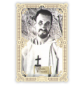 Officina D'Arte Torre　飾りレース紙ご絵　福者　シャルル・ド・フーコールド Charles De Foucauld　OAT077　イタリア語祈りカード　