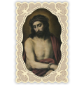 Officina D'Arte Torre　飾りレース紙ご絵　 贖い主イエス　　OAT019　イタリア語祈りカード　
