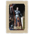 Officina D'Arte Torre　飾りレース紙ご絵  聖ジャンヌダルク　Giovanna D'Arco　OAT127　イタリア語祈りカード　