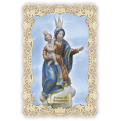 Officina D'Arte Torre　飾りレース紙ご絵 　ブオンカミーノの聖母　マドンナデルブオンカミーノ　MADONNA DEL BUONCAMMINO　OAT151　イタリア語祈りカード　