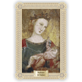 Officina D'Arte Torre　飾りレース紙ご絵  聖骸布の聖母 Madonna Del Sudore　 OAT216 イタリア語祈りカード　