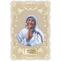 Officina D'Arte Torre　飾りレース紙ご絵　　コルカタの聖テレサ　マザーテレサ　Madre Teresa Di Calcutta　OAT94　イタリア語祈りカード　