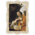 Officina D'Arte Torre　飾りレース紙ご絵  マグダラのマリア　 Maria Maddalena　OAT118　イタリア語祈りカード　