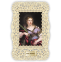 Officina D'Arte Torre　飾りレース紙ご絵  聖マルティナ　Martina　 OAT241 イタリア語祈りカード　