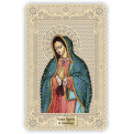 Officina D'Arte Torre　飾りレース紙ご絵  グアタルーペの聖母 Nostra Signora Di Guadalupe　 OAT206 イタリア語祈りカード　