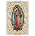 Officina D'Arte Torre　飾りレース紙ご絵  グアタルーペの聖母 Nostra Signora Di Guadalupe　 OAT205 イタリア語祈りカード　