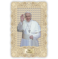 Officina D'Arte Torre　飾りレース紙ご絵　大判　 教皇フランシスコ　Papa Francesco (Formato Grande)　OAT185  イタリア語祈りカード　