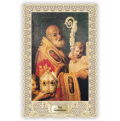 Officina D'Arte Torre　飾りレース紙ご絵   聖ジミニャーノ SAN GEMINIANO　OAT191 イタリア語祈りカード　