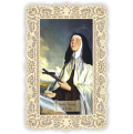 Officina D'Arte Torre　飾りレース紙ご絵　アビラの聖テレジア　Teresa D'Avila　　OAT85　イタリア語祈りカード　