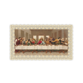 Officina D'Arte Torre　飾りレース紙ご絵　大判　最後の晩餐カラー　Ultima Cena (Formato Grande)  OAT181  イタリア語祈りカード　