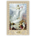 Officina D'Arte Torre　飾りレース紙ご絵  十字架の道行１５　Via Crucis Stazione XV OAT199 イタリア語祈りカード　