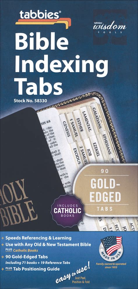 アメリカ　カトリック　BIBLE　Indexing　Tabs　（tabbies)