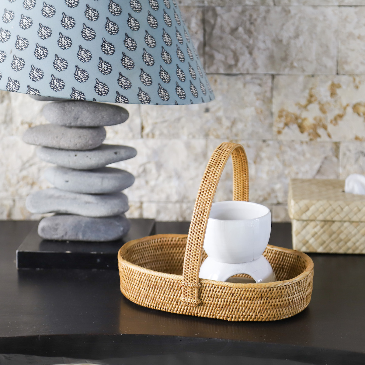 アタ雑貨 アタトレイ 手持ち付き